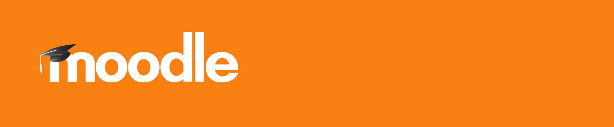 Moodle logo.